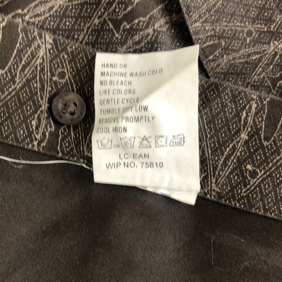 Woolrich Brown Vison Fish Fishing Rods Long Sleeve Button Down Shirt - Size XL - Picture 12 of 15